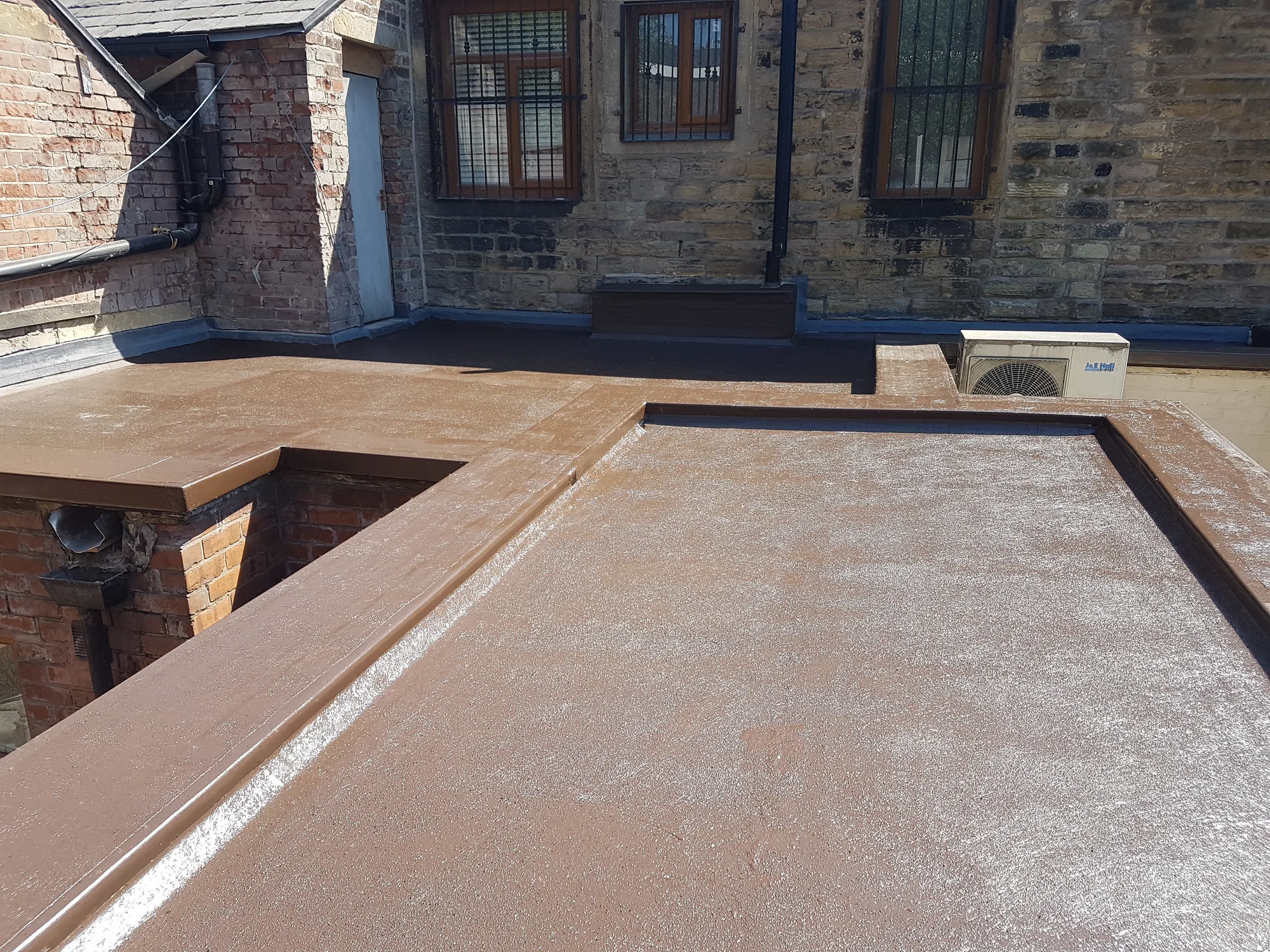 Modern flat roof installation by The Roofers Blackpool