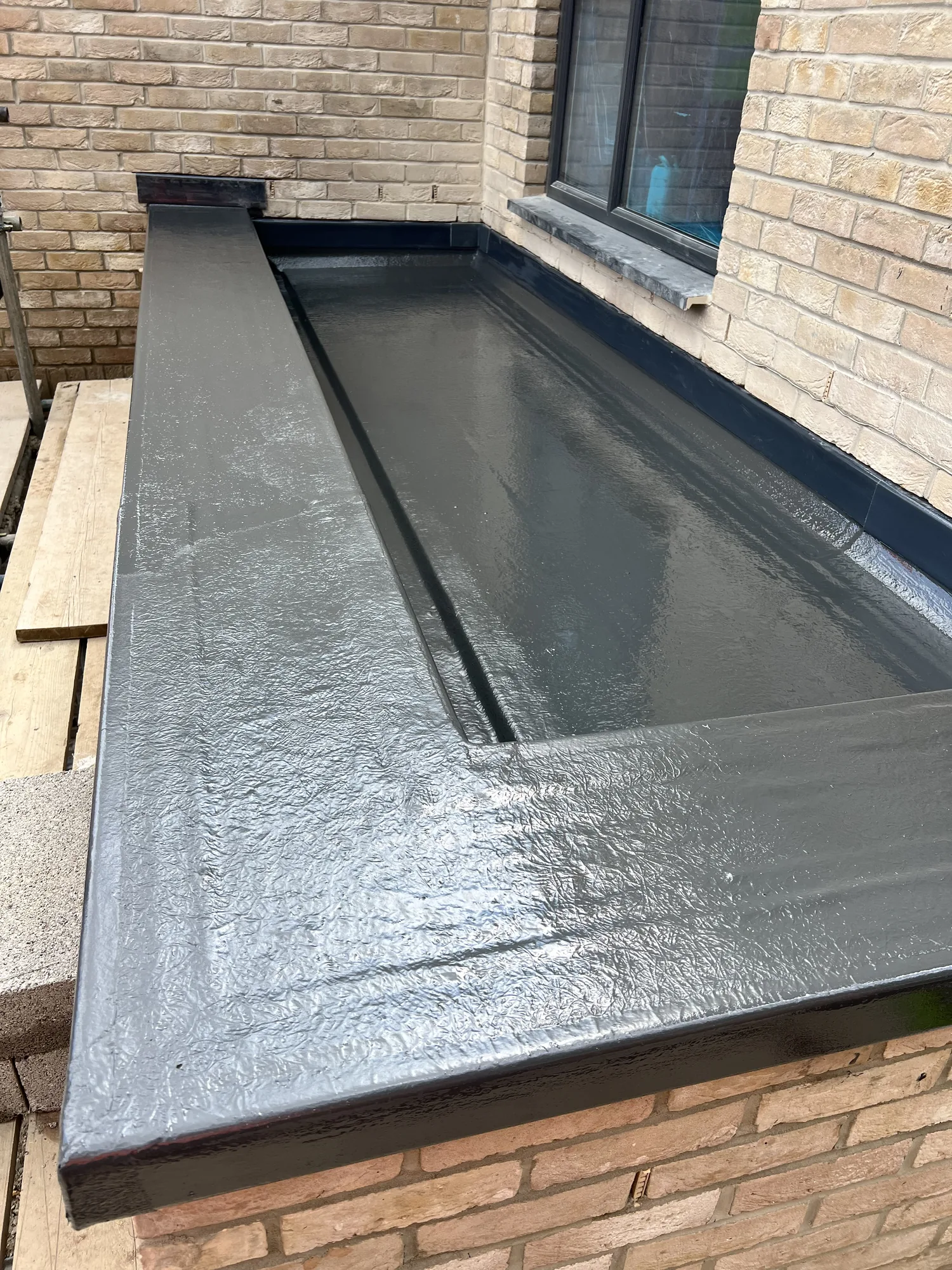 Modern flat roof installation by The Roofers Blackpool