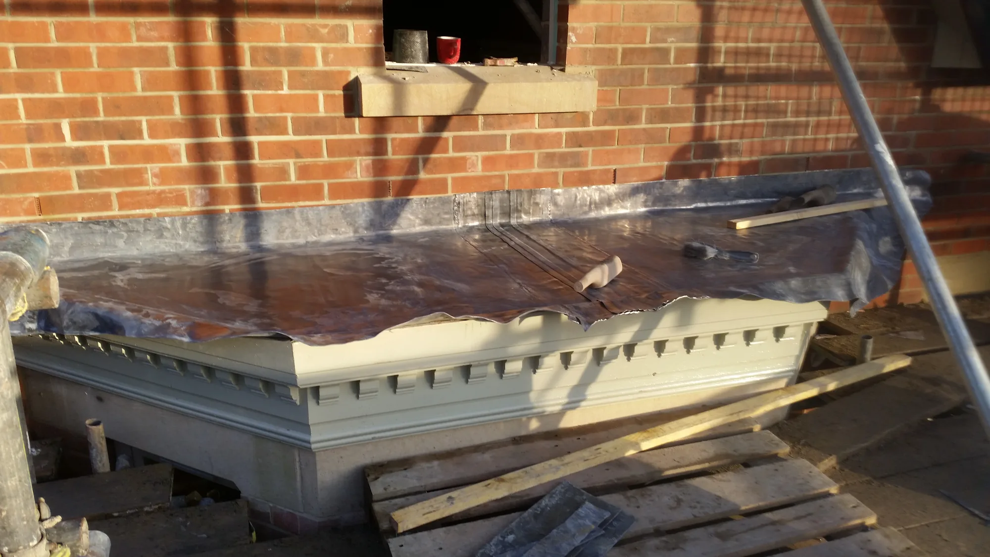 Traditional leadwork detail by The Roofers Blackpool