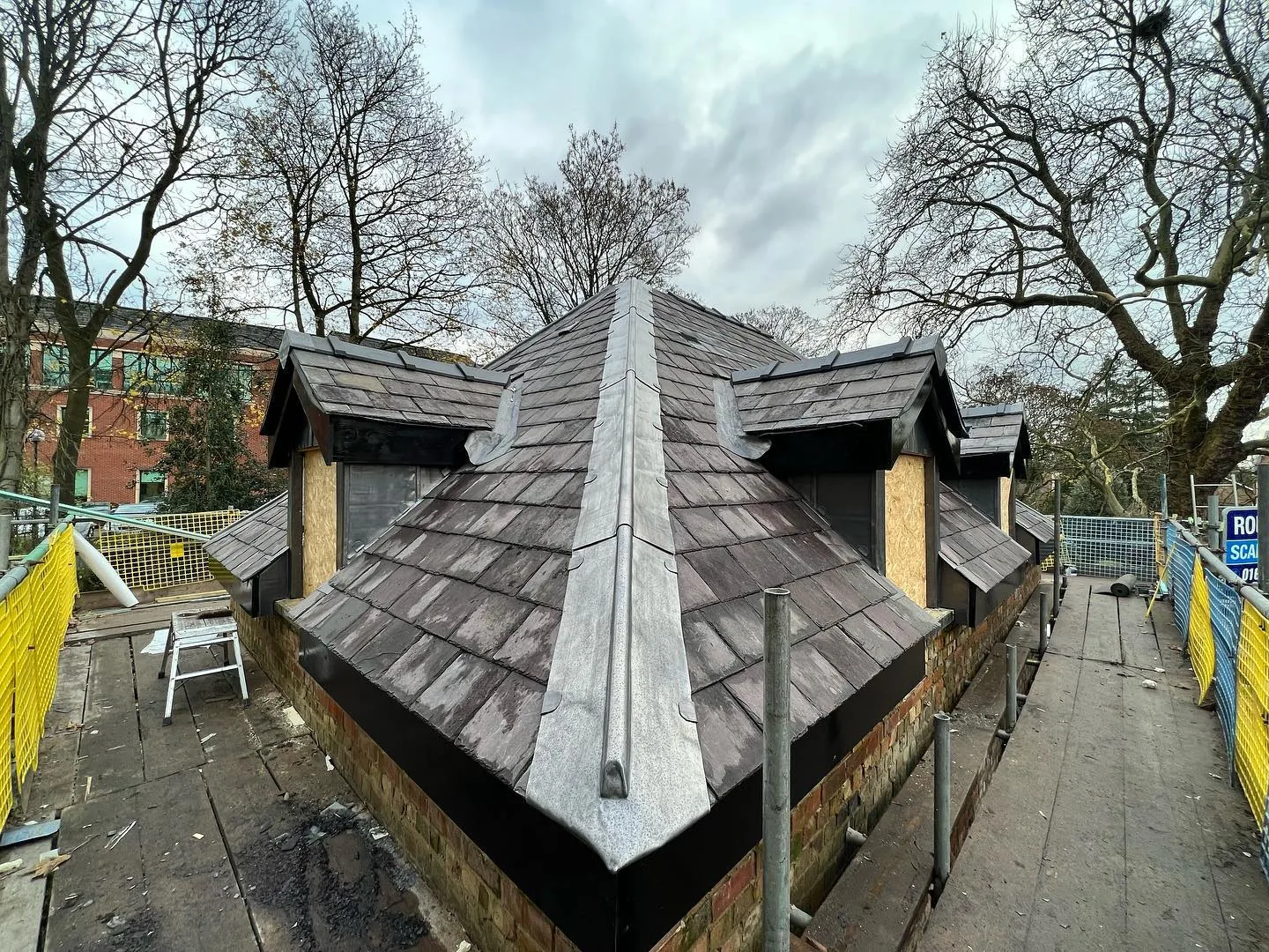 Traditional leadwork detail by The Roofers Blackpool
