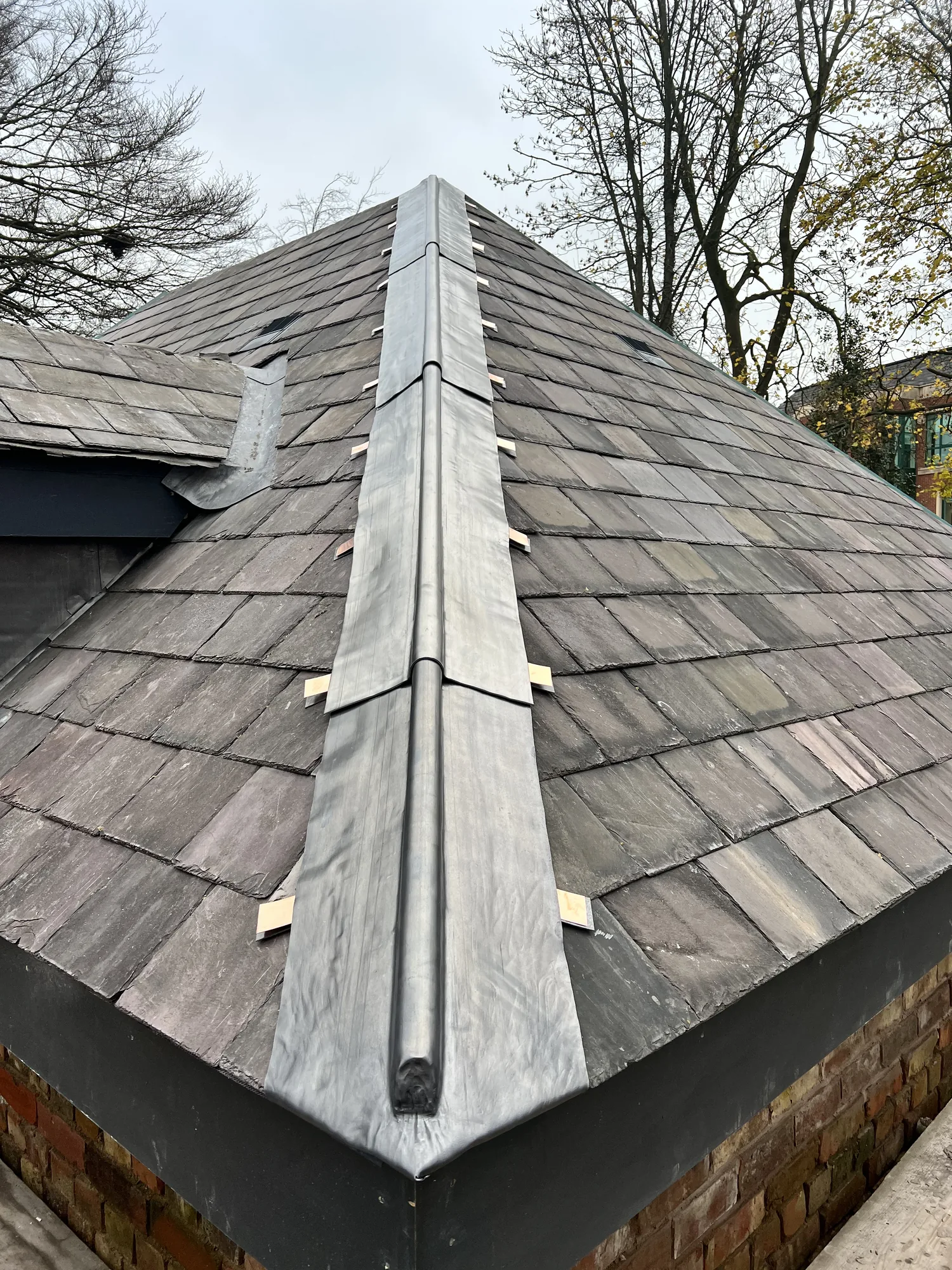 Traditional leadwork detail by The Roofers Blackpool