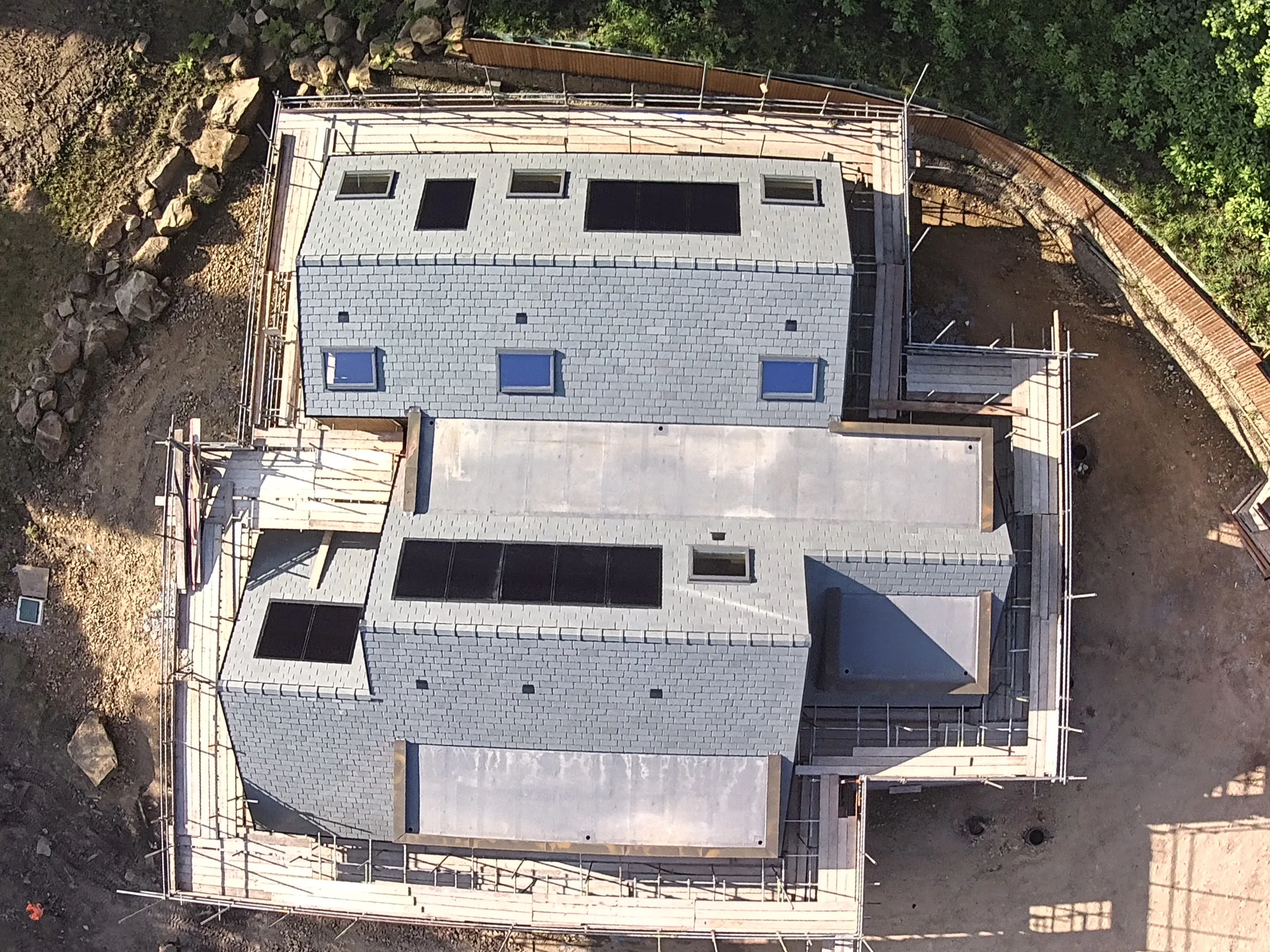 Natural slate roof detail by The Roofers Blackpool