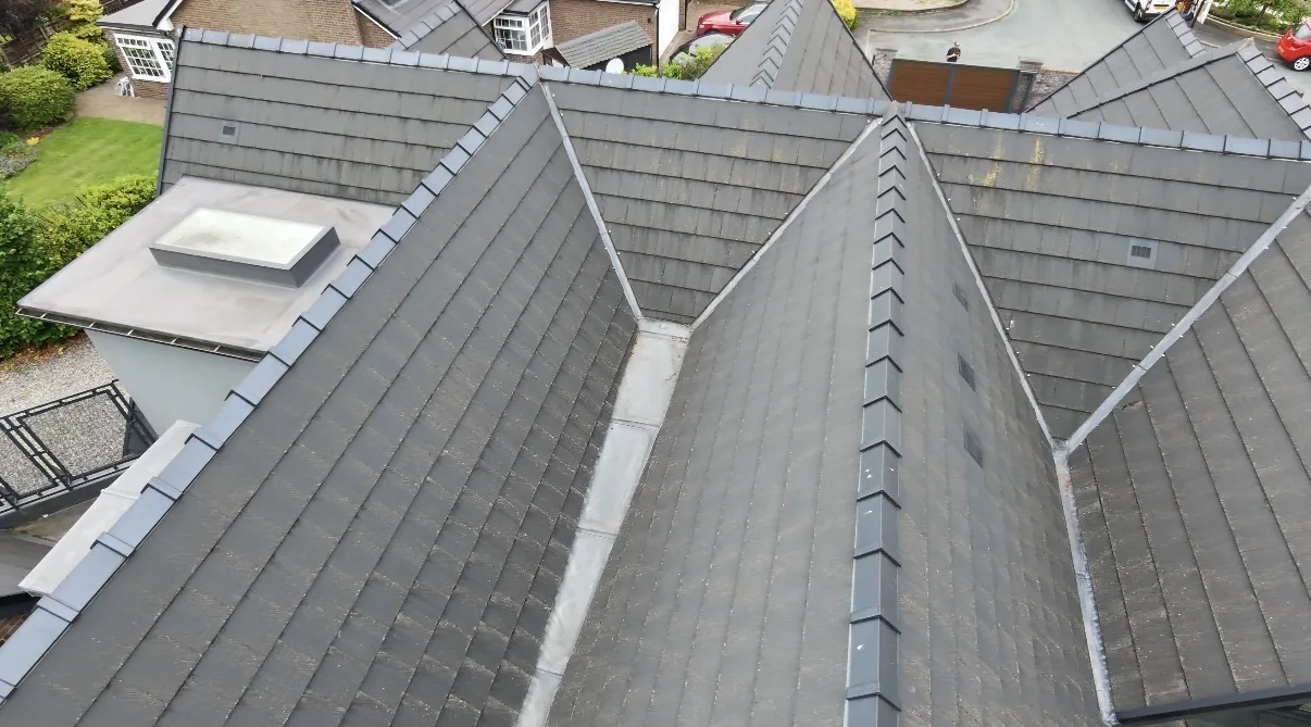 New clay and concrete tiled roof by The Roofers Blackpool